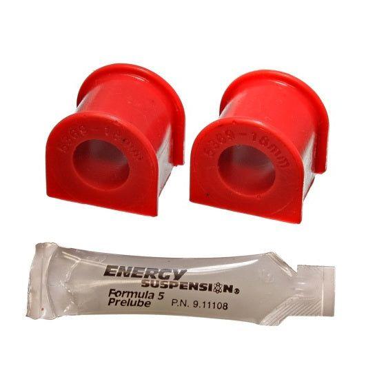 Energy Suspension 88-91 Honda Civic/CRX Red 18mm Front Sway Bar Bushings-Bushing Kits-Energy Suspension-ENG16.5110R-SMINKpower Performance Parts