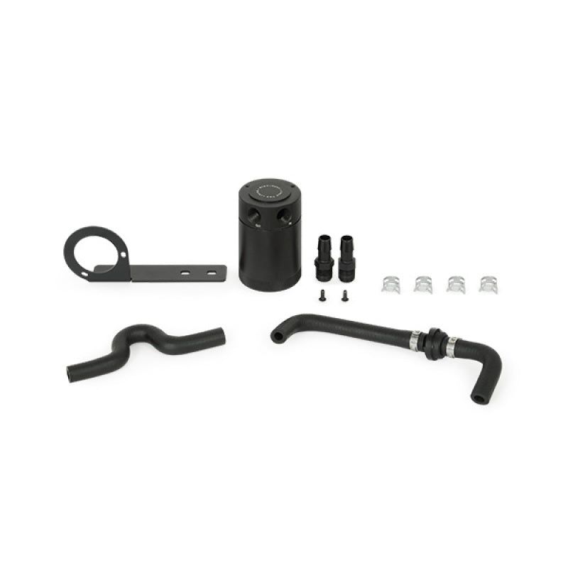 Mishimoto 2017+ Honda Civic Type R Baffled Oil Catch Can Kit - Black-Oil Catch Cans-Mishimoto-MISMMBCC-CTR-17PBEBK2-SMINKpower Performance Parts