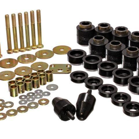 Energy Suspension 1in Black Body Lift Kit-Bushing Kits-Energy Suspension-ENG2.4108G-SMINKpower Performance Parts