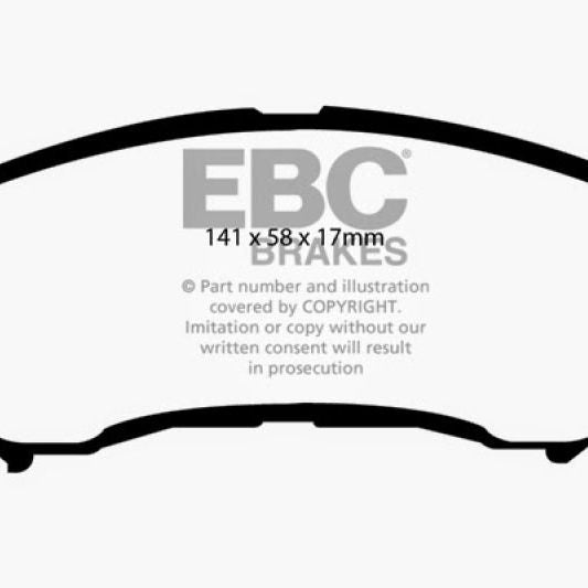 EBC 14+ Nissan Juke 1.6 Turbo Nismo RS Greenstuff Front Brake Pads-Brake Pads - Performance-EBC-EBCDP21954-SMINKpower Performance Parts