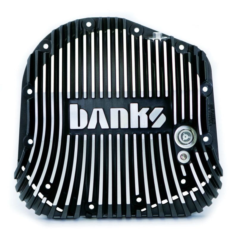 Banks 85-19 Ford F250/ F350 10.25in 12 Bolt Black Milled Differential Cover Kit-Diff Covers-Banks Power-GBE19252-SMINKpower Performance Parts