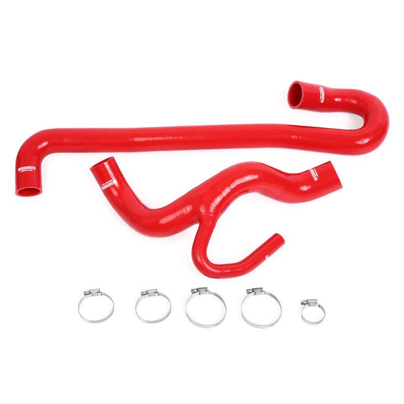 Mishimoto 12+ Jeep Grand Cherokee SRT8 6.4L V8 Red Silicone Radiator Hose Kit-Hoses-Mishimoto-MISMMHOSE-WK2-12RD-SMINKpower Performance Parts