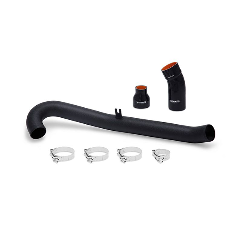 Mishimoto 2014+ Ford Fiesta ST Hot-Side Intercooler Pipe Kit - Wrinkle Black-Intercooler Pipe Kits-Mishimoto-MISMMICP-FIST-14HWBK-SMINKpower Performance Parts