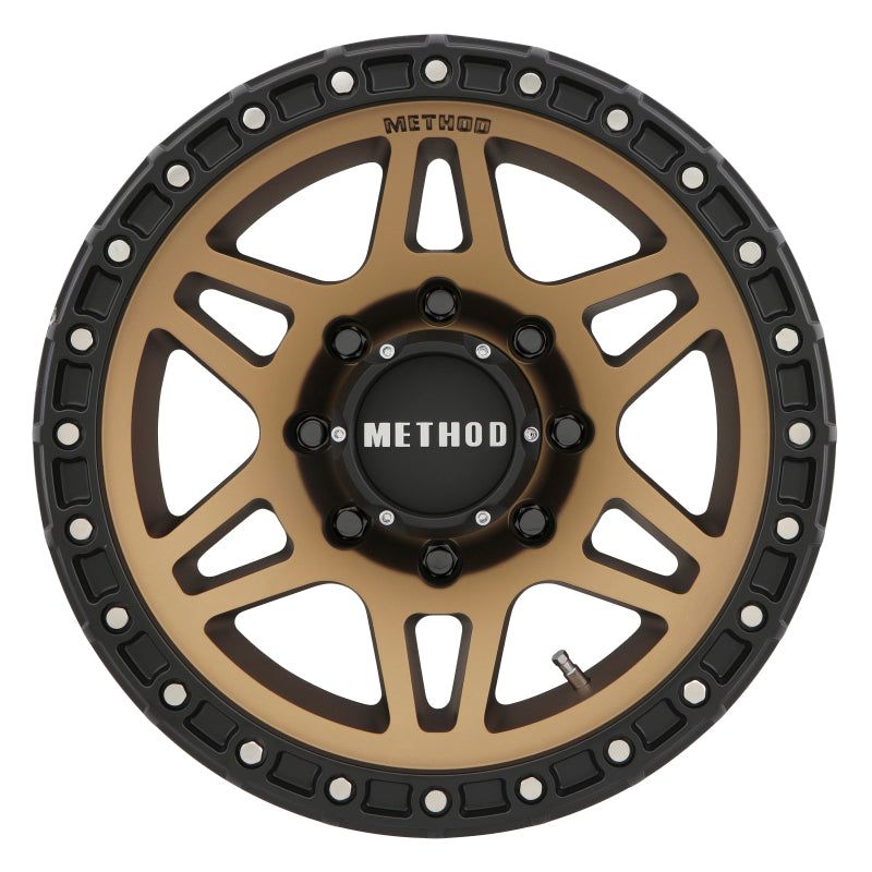 Method MR312 18x9 +18mm Offset 8x6.5 130.81mm CB Method Bronze/Black Street Loc Wheel-Wheels - Cast-Method Wheels-MRWMR31289080918-SMINKpower Performance Parts