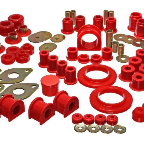 Energy Suspension 95-6/00 Toyota 4WD Pickup (Except T-100 & Tundra) Red Hyper-Flex Master Bushing S-Bushing Kits-Energy Suspension-ENG8.18104R-SMINKpower Performance Parts