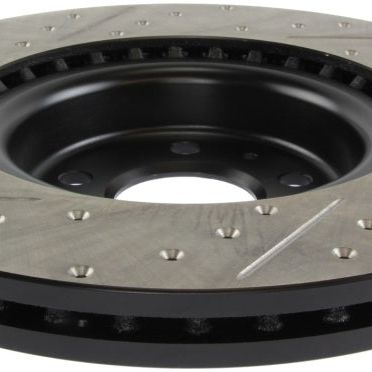 StopTech Slotted & Drilled Sport Brake Rotor-Brake Rotors - Slot & Drilled-Stoptech-STO127.33138L-SMINKpower Performance Parts