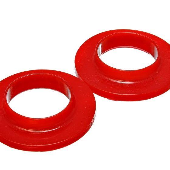 Energy Suspension Universal 2 1/8in ID 3 3/4in OD 3/4in H Red Coil Spring Isolators (2 per set)-Bushing Kits-Energy Suspension-ENG9.6118R-SMINKpower Performance Parts