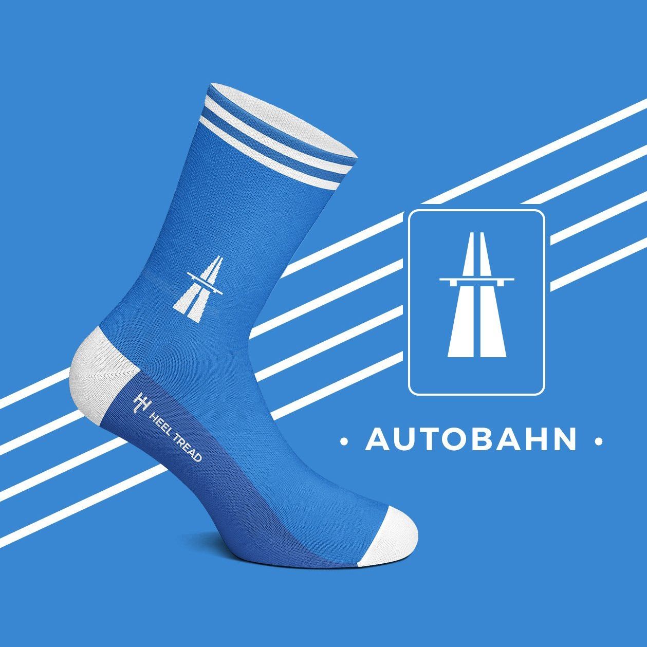Autobahn Socks - SMINKpower Performance Parts HT-Autobahn-Socks-L Heel Tread