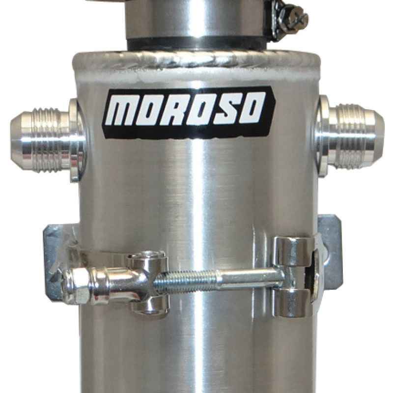 Moroso Breather Tank/Catch Can - Two -10An Male Fittings - Aluminum-Oil Catch Cans-Moroso-MOR85468-SMINKpower Performance Parts