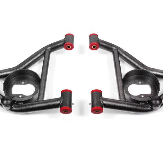 BMR 82-92 Chevy Camaro / 82-92 Firebird Non-Adj. Lower A-Arms (Polyurethane) - Black Hammertone - SMINKpower Performance Parts BMRAA008H BMR Suspension