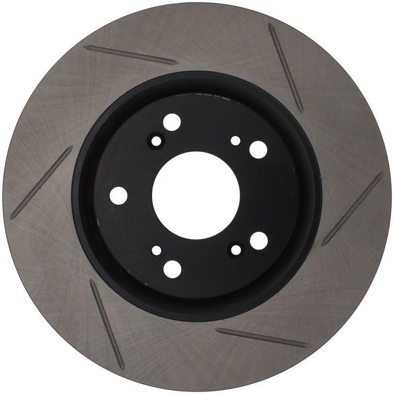 StopTech Power Slot Slotted 06-08 Honda Civic Si Front Right Rotor-Brake Rotors - Slotted-Stoptech-STO126.40057SR-SMINKpower Performance Parts