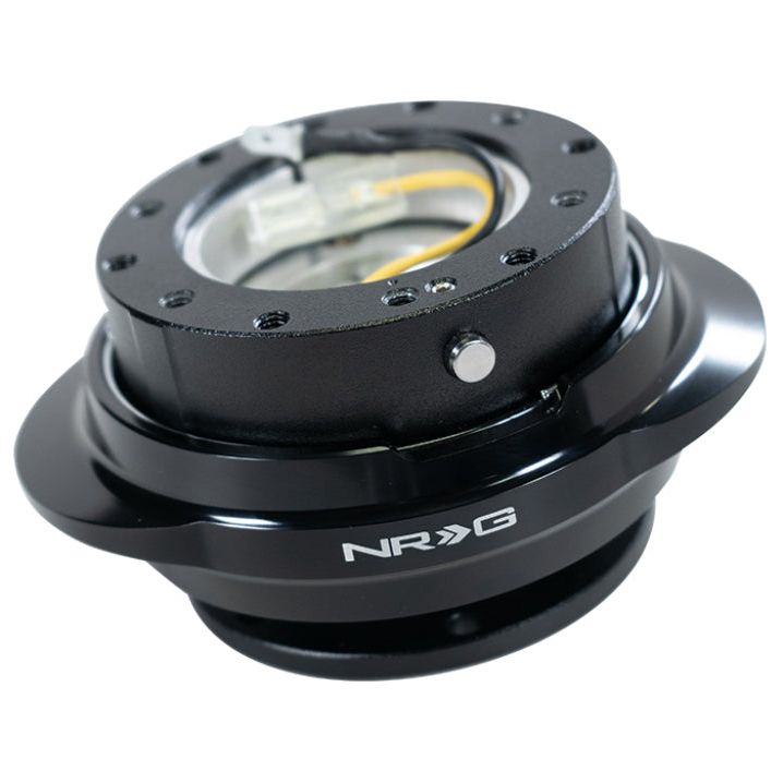 NRG Quick Release Gen 2.2 - Black Body / Shiny Black Oval Ring - SMINKpower Performance Parts NRGSRK-220BK NRG