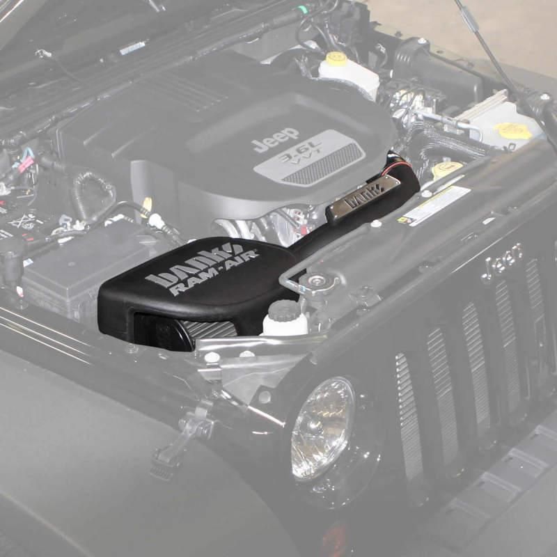 Banks Power 12-15 Jeep 3.6L Wrangler Ram-Air Intake System - Dry Filter - SMINKpower Performance Parts GBE41837-D Banks Power