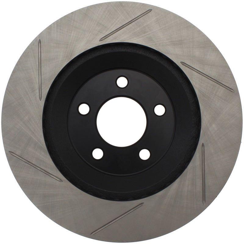 StopTech Power Slot 94-04 Ford Mustang Front Left Slotted Rotor-Brake Rotors - Slotted-Stoptech-STO126.61044SL-SMINKpower Performance Parts