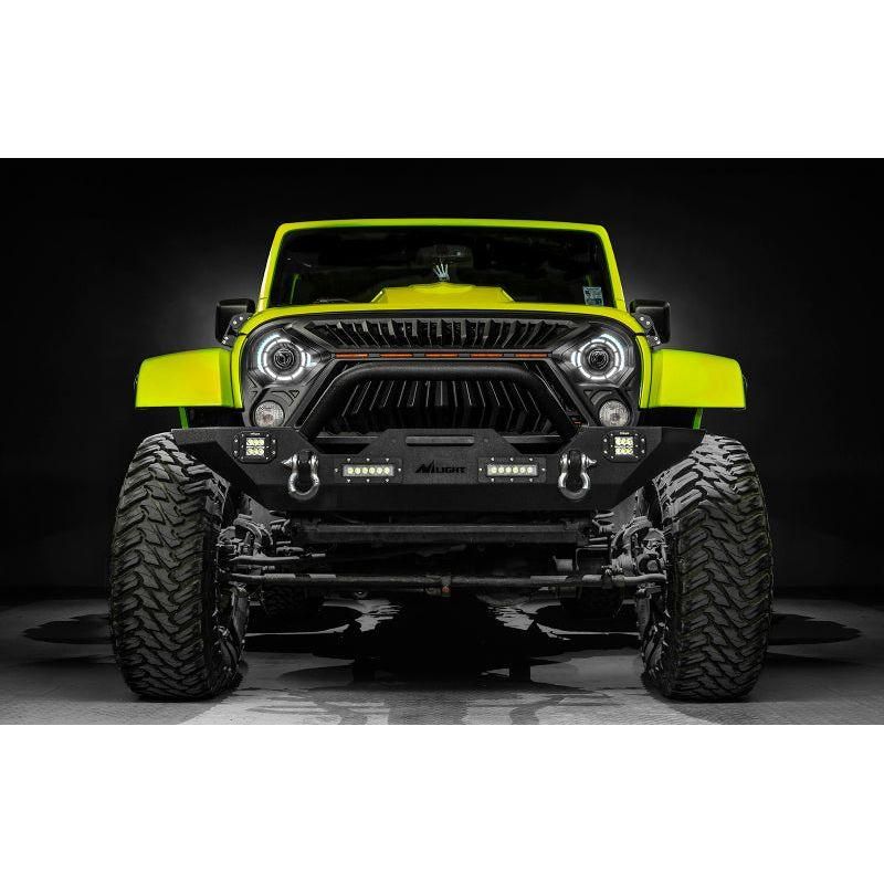 ORACLE Lighting 07-18 Jeep Wrangler JK Oculus 7in. ColorSHIFT Bi-LED Projector Headlights - SMINKpower Performance Parts ORL5876-504 ORACLE Lighting