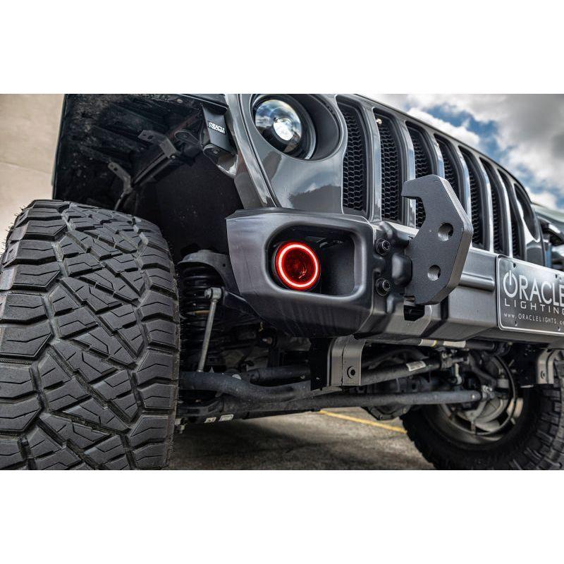 Oracle Jeep Wrangler JL/JT Sport High Performance W LED Fog Lights - ColorSHIFT w/o Controller - SMINKpower Performance Parts ORL5847-334 ORACLE Lighting