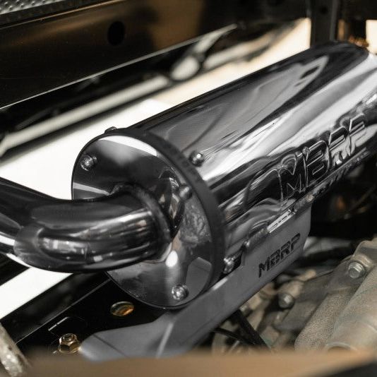 MBRP 16-20 Can-Am Defender 1000 5in Single Slip-On Performance Series Exhaust System - SMINKpower Performance Parts MBRPAT-9212PT MBRP