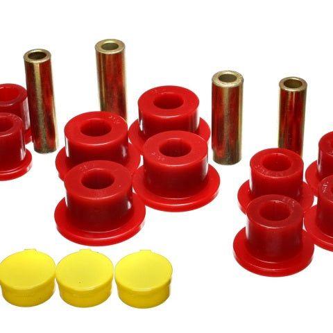 Energy Suspension 02-05 Dodge Ram 1500 2WD Red Rear Leaf Spring Bushing Set-Bushing Kits-Energy Suspension-ENG5.2115R-SMINKpower Performance Parts