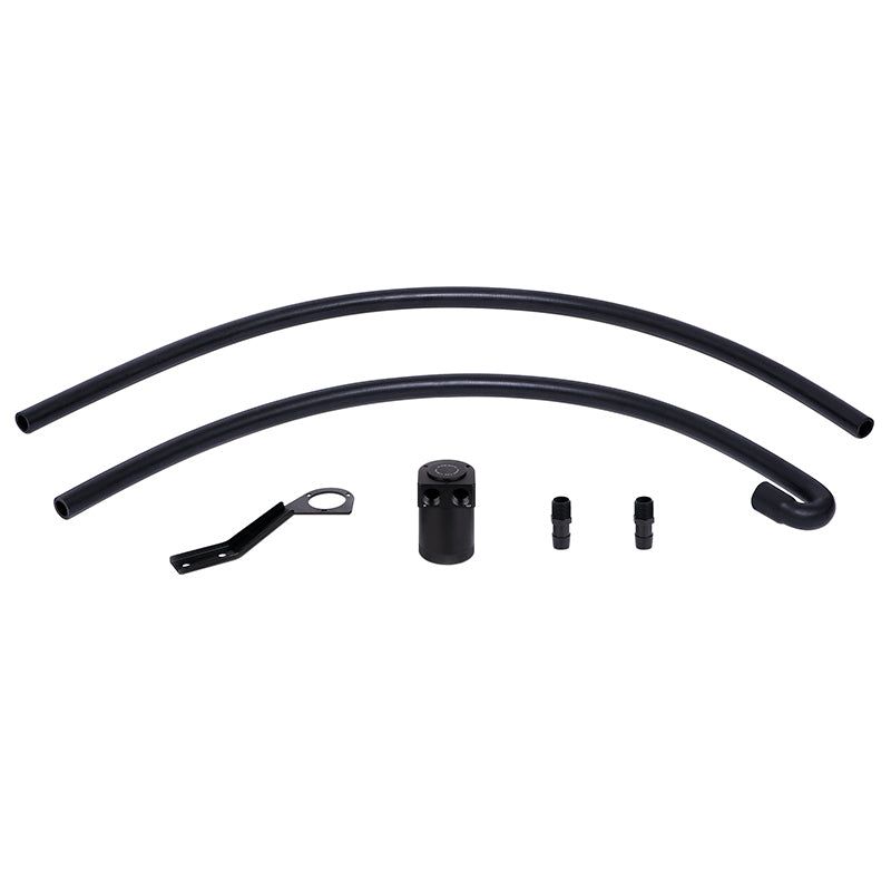 Mishimoto 07-10 BMW N54 Baffled Oil Catch Can Kit - Black (CCV Side)-Oil Catch Cans-Mishimoto-MISMMBCC-N54-06CBE2-SMINKpower Performance Parts