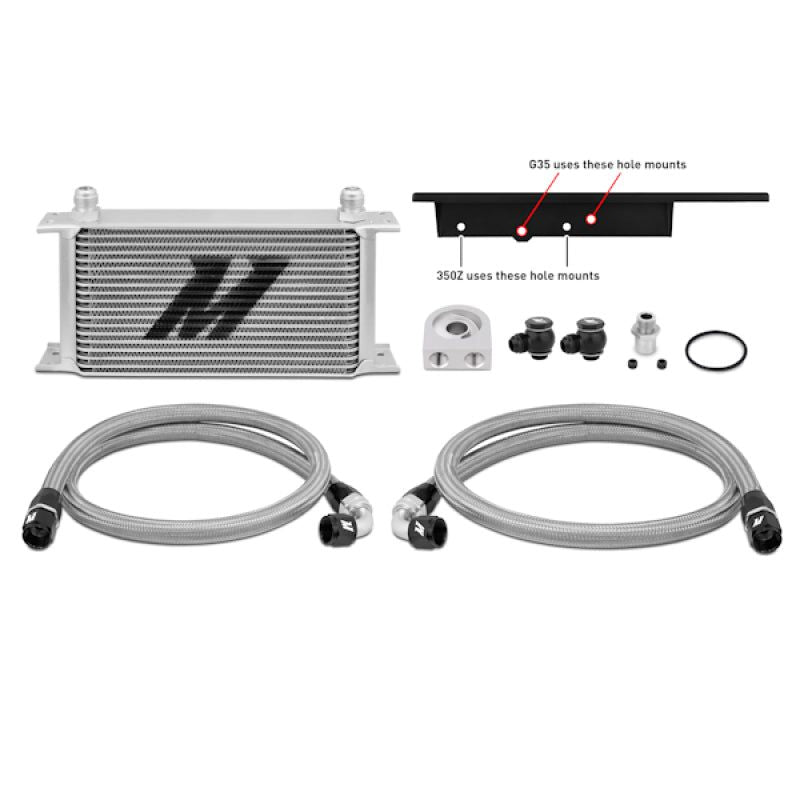 Mishimoto 03-09 Nissan 350Z / 03-07 Infiniti G35 (Coupe Only) Oil Cooler Kit-Oil Coolers-Mishimoto-MISMMOC-350Z-03-SMINKpower Performance Parts