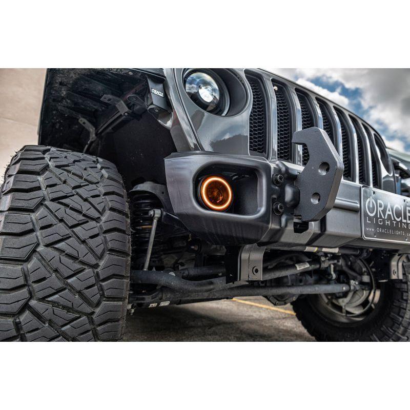 Oracle Jeep Wrangler JK/JL/JT High Performance W LED Fog Lights - ColorSHIFT w/o Controller - SMINKpower Performance Parts ORL5846-334 ORACLE Lighting