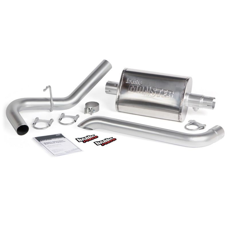 Banks Power 87-01 Jeep 4.0L Cherokee Monster Exhaust System-Catback-Banks Power-GBE51360-SMINKpower Performance Parts