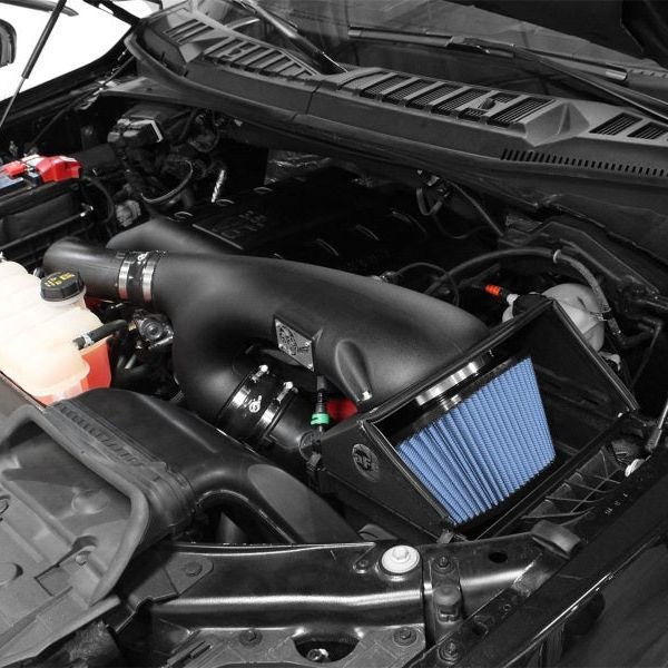 aFe MagnumFORCE Pro 5R Stage-2 Intake System 16 Ford F-150 EcoBoost V6-2.7L/3.5L (tt) - SMINKpower Performance Parts AFE54-32642-1B aFe