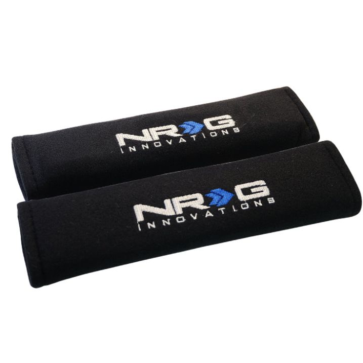 NRG Seat Belt Pads 2.7in. W x 11in. L (Black) Short - 2pc-Seat Belts & Harnesses-NRG-NRGSBP-27BK-SMINKpower Performance Parts