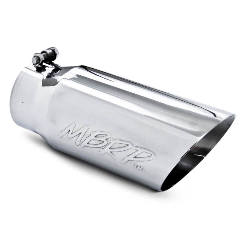MBRP Universal Tip 5 O.D. Dual Wall Angled 4 inlet 12 length-Steel Tubing-MBRP-MBRPT5053-SMINKpower Performance Parts