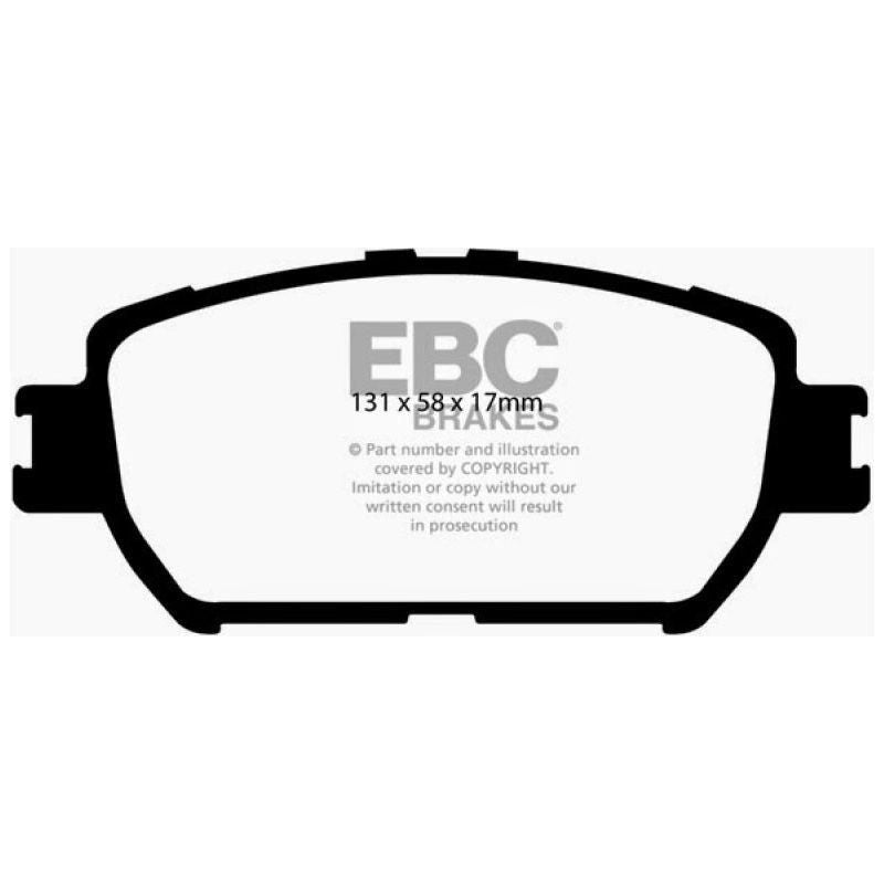 EBC 06-07 Lexus GS300 3.0 Yellowstuff Front Brake Pads-Brake Pads - Performance-EBC-EBCDP41642R-SMINKpower Performance Parts