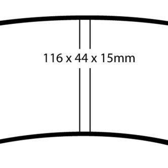 EBC 10+ Lexus GX460 4.6 Greenstuff Rear Brake Pads-Brake Pads - Performance-EBC-EBCDP6993-SMINKpower Performance Parts