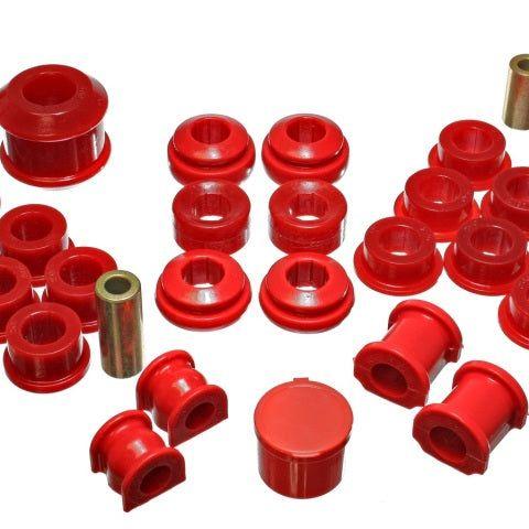 Energy Suspension 02-04 Acura RSX (includes Type S) Red Hyper-Flex Master Bushing Set-Bushing Kits-Energy Suspension-ENG16.18111R-SMINKpower Performance Parts