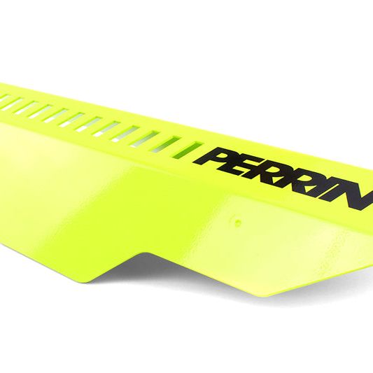 Perrin Subaru Neon Yellow Pulley Cover-Engine Covers-Perrin Performance-PERPSP-ENG-150NY-SMINKpower Performance Parts