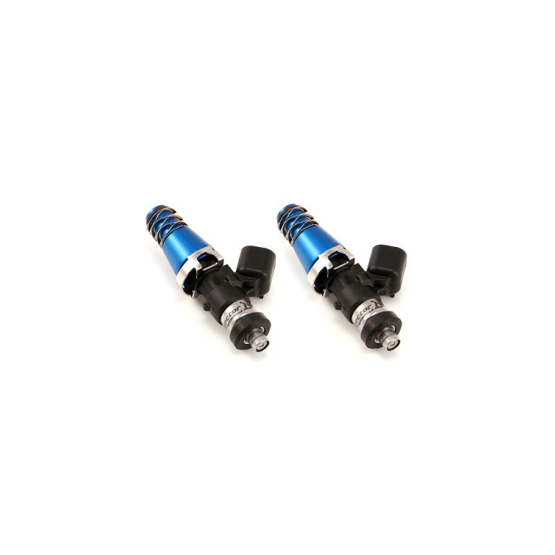 Injector Dynamics 1700cc Injectors - 60mm Length - 11mm Blue Top - Denso Lower Cushion (Set of 2)-Fuel Injector Sets - 2Cyl-Injector Dynamics-IDX1700.60.11.D.2-SMINKpower Performance Parts
