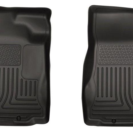 Husky Liners 13 Nissan Pathfinder Weatherbeater Black Front Floor Liners-Floor Mats - Rubber-Husky Liners-HSL18661-SMINKpower Performance Parts