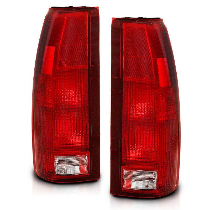 ANZO 1988-1999 Chevy C1500 Taillight Red/Clear Lens (OE Replacement)-Tail Lights-ANZO-ANZ311301-SMINKpower Performance Parts