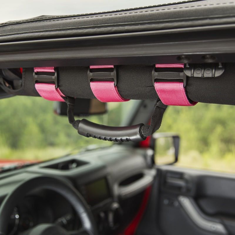 Rugged Ridge Ultimate Grab Handles Pink 55-20 CJ/Jeep Wrangler /JT - SMINKpower Performance Parts RUG13505.01 Rugged Ridge