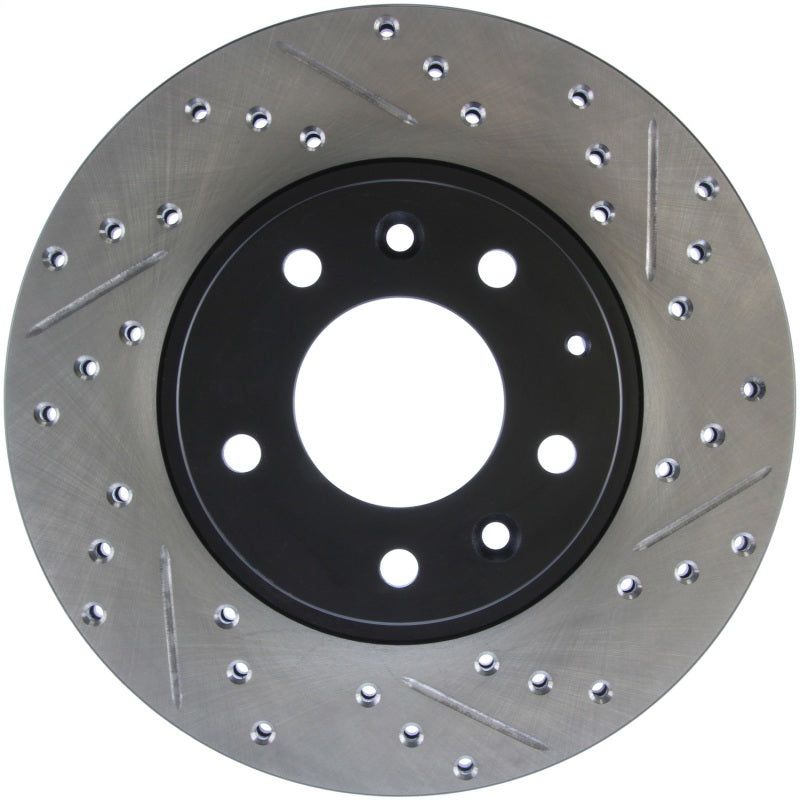 StopTech Slotted & Drilled Sport Brake Rotor-Brake Rotors - Slot & Drilled-Stoptech-STO127.45051L-SMINKpower Performance Parts