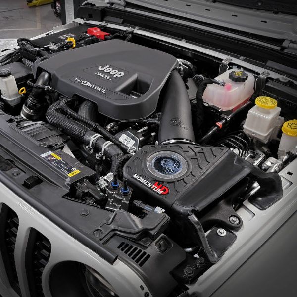 aFe 20-21 Jeep Wrangler (JL) V6-3.0L (td) Momentum HD Cold Air Intake System w/ Pro 10R Media - SMINKpower Performance Parts AFE50-70062T aFe
