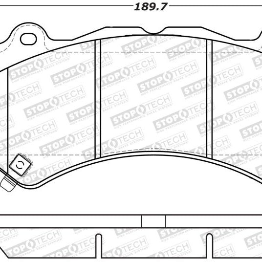 StopTech Performance 15-17 Dodge Charger/Challenger Front Brake Pads-Brake Pads - Performance-Stoptech-STO309.14051-SMINKpower Performance Parts