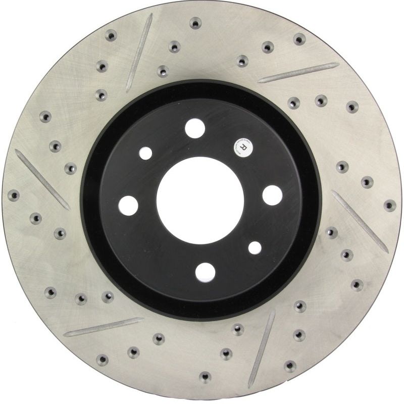 StopTech Slotted & Drilled Sport Brake Rotor-Brake Rotors - Slot & Drilled-Stoptech-STO127.04004R-SMINKpower Performance Parts