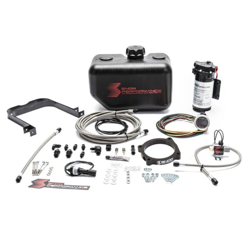 Snow Performance Stg 2 Boost Cooler Challenger/Charger Hellcat Water Inj Kit (SS Braid Line/4AN Fit)-Water Meth Kits-Snow Performance-SNOSNO-2171-BRD-SMINKpower Performance Parts