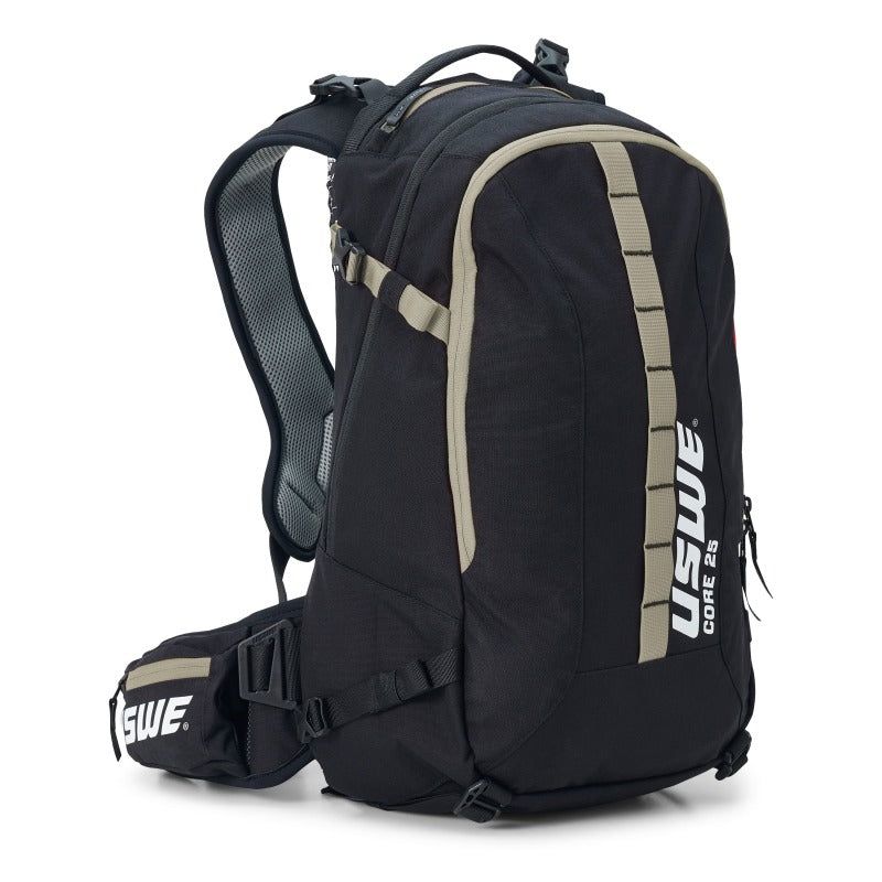 USWE Core Dirt Biking Daypack 25L - Black/Mudgreen-Bags - Backpacks-USWE-USW2253337-SMINKpower Performance Parts