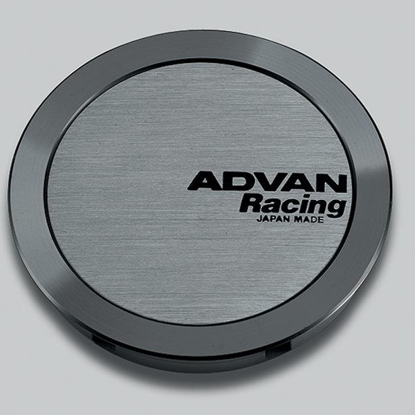 Advan 63mm Full Flat Centercap - Hyper Black - SMINKpower Performance Parts AVNV0333 Advan