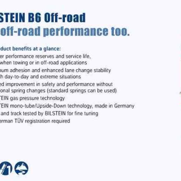Bilstein B6 4600 Series 2014 Ford F-150 Rear 46mm Monotube Shock Absorber-Shocks and Struts-Bilstein-BIL33-256740-SMINKpower Performance Parts
