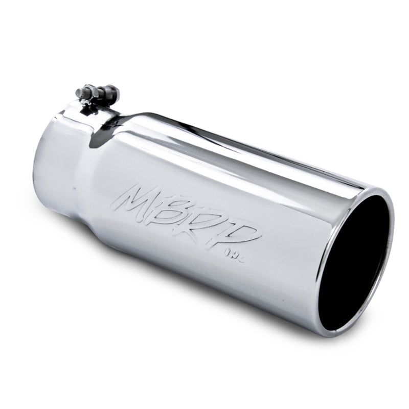 MBRP Universal Tip 5 O.D. Rolled Straight 4 inlet 12 length-Steel Tubing-MBRP-MBRPT5050-SMINKpower Performance Parts