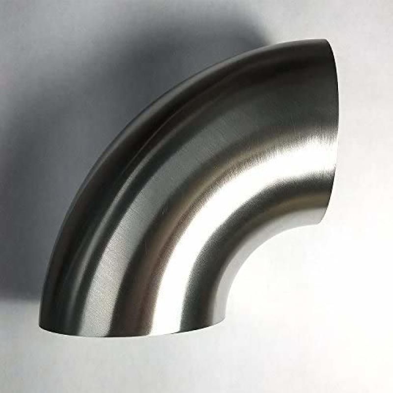 Stainless Bros 1.75in Diameter 1D / 1.75in CLR 90 Degree Bend .65in No Leg Mandrel Bend - SMINKpower Performance Parts STB601-04556-3100 Stainless Bros