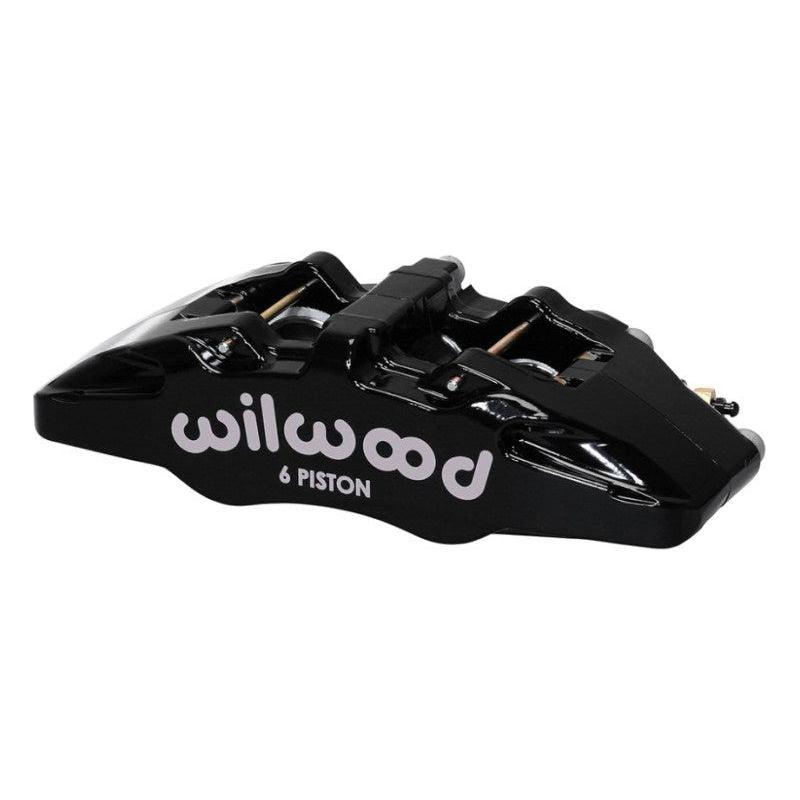 Wilwood Caliper-Forged Dynapro 6 5.25in Mount-L/H 1.62/1.38in/1.38in Pistons .81in Disc - SMINKpower Performance Parts WIL120-13429-BK Wilwood