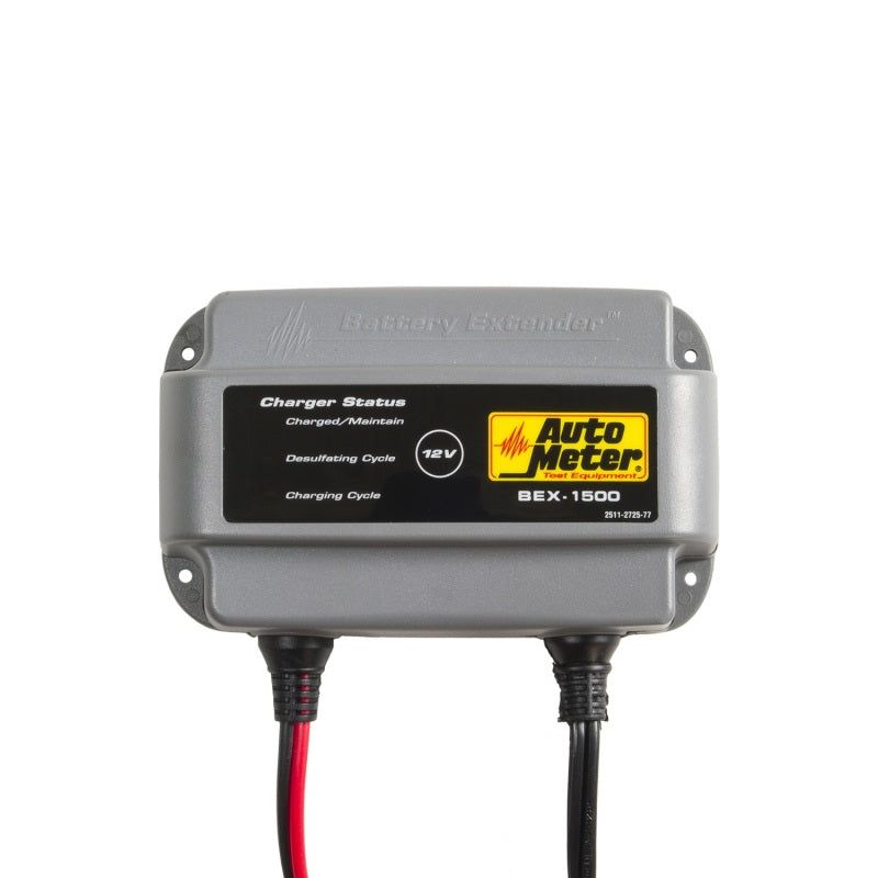 Autometer Battery Charger/Maintainer 12V/1.5A-Battery Chargers-AutoMeter-ATMBEX-1500-SMINKpower Performance Parts