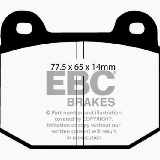 EBC 08+ Lotus 2-Eleven 1.8 Supercharged Redstuff Front Brake Pads-Brake Pads - Performance-EBC-EBCDP3197/2C-SMINKpower Performance Parts